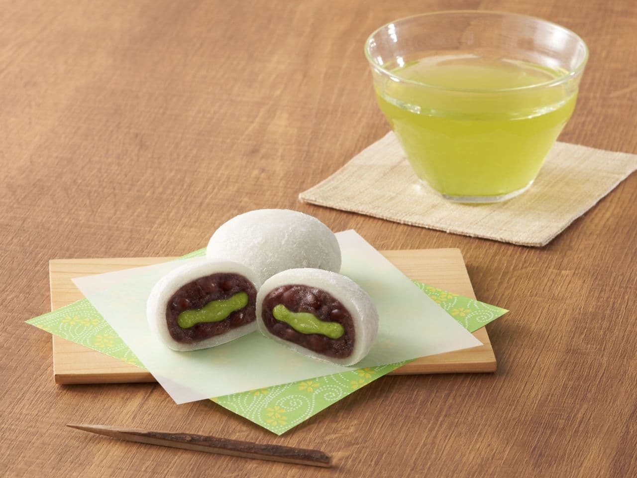 Imuraya "4-packs of green tea cream Daifuku (mashed sweet bean paste)