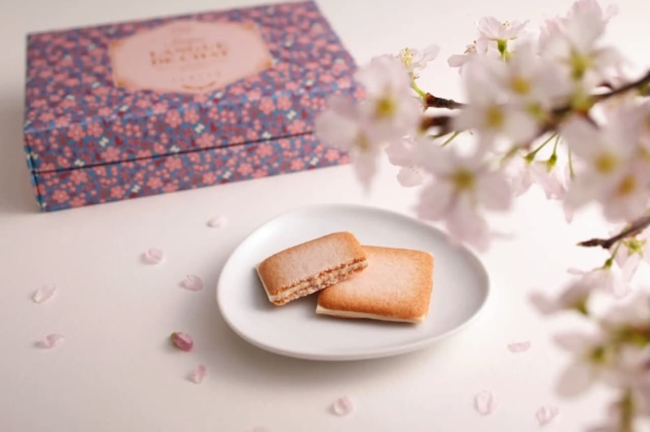 Ishiya Confectionery "Saku Langue de chat (Sakura)" spring season only