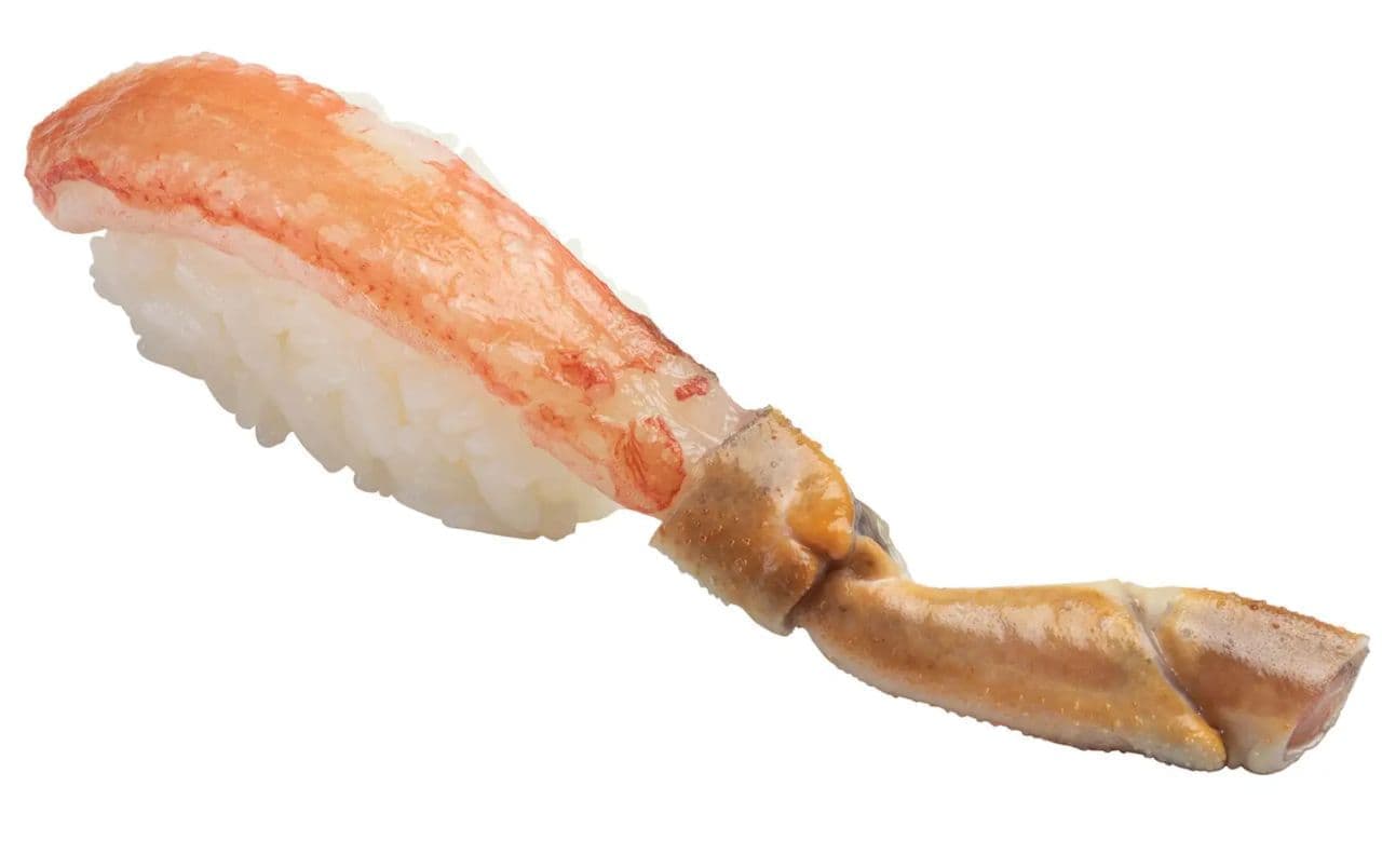 スシロー「大型生本ずわい蟹」