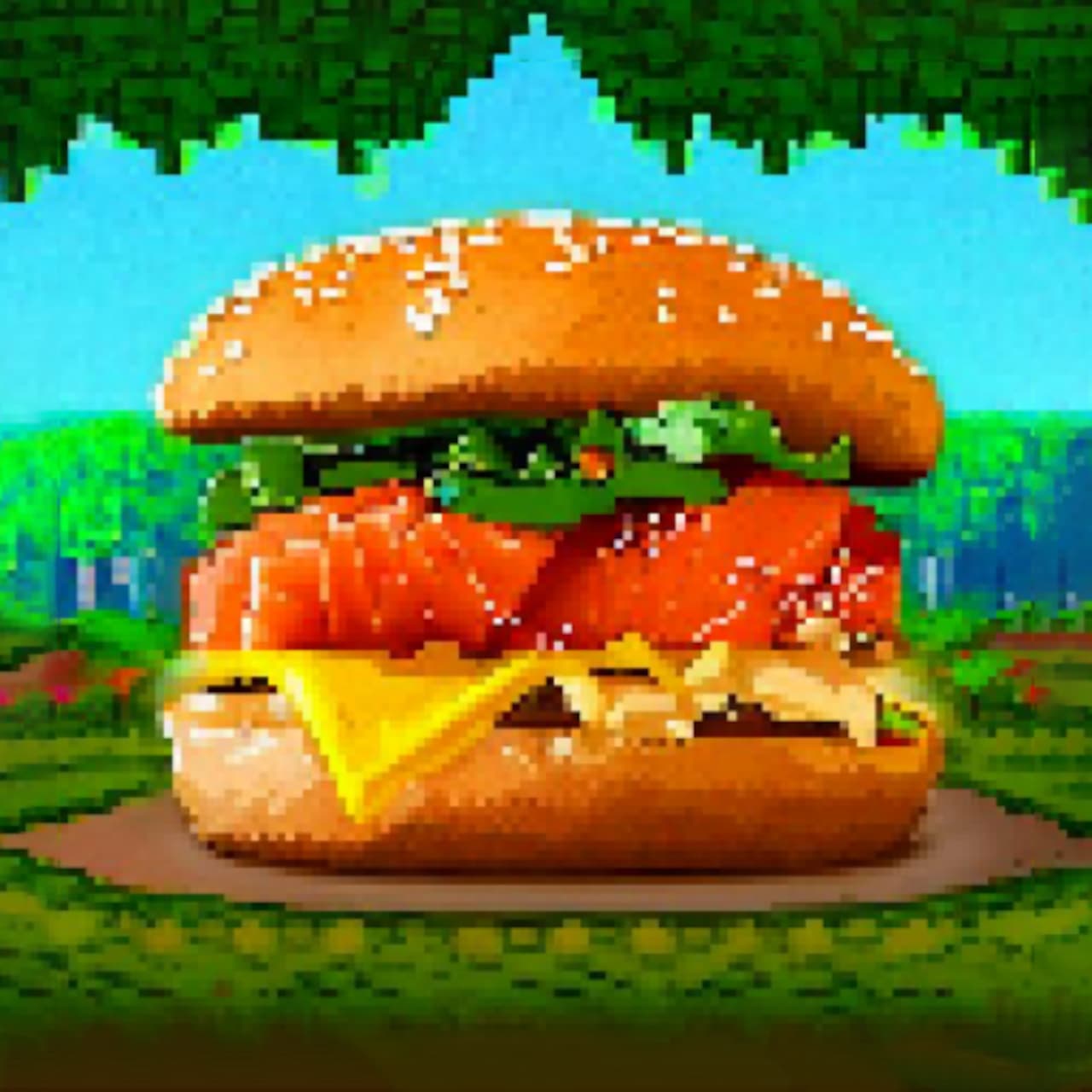 McDonald's "Salmon Carpaccio Burger (Retro)