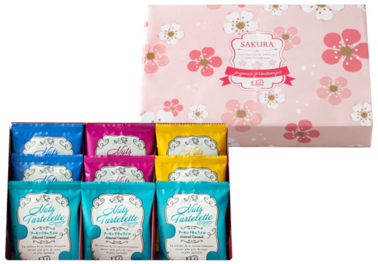 FLO "Spring Limited Sakura Package 4 Tartlets Gift (S-Box)