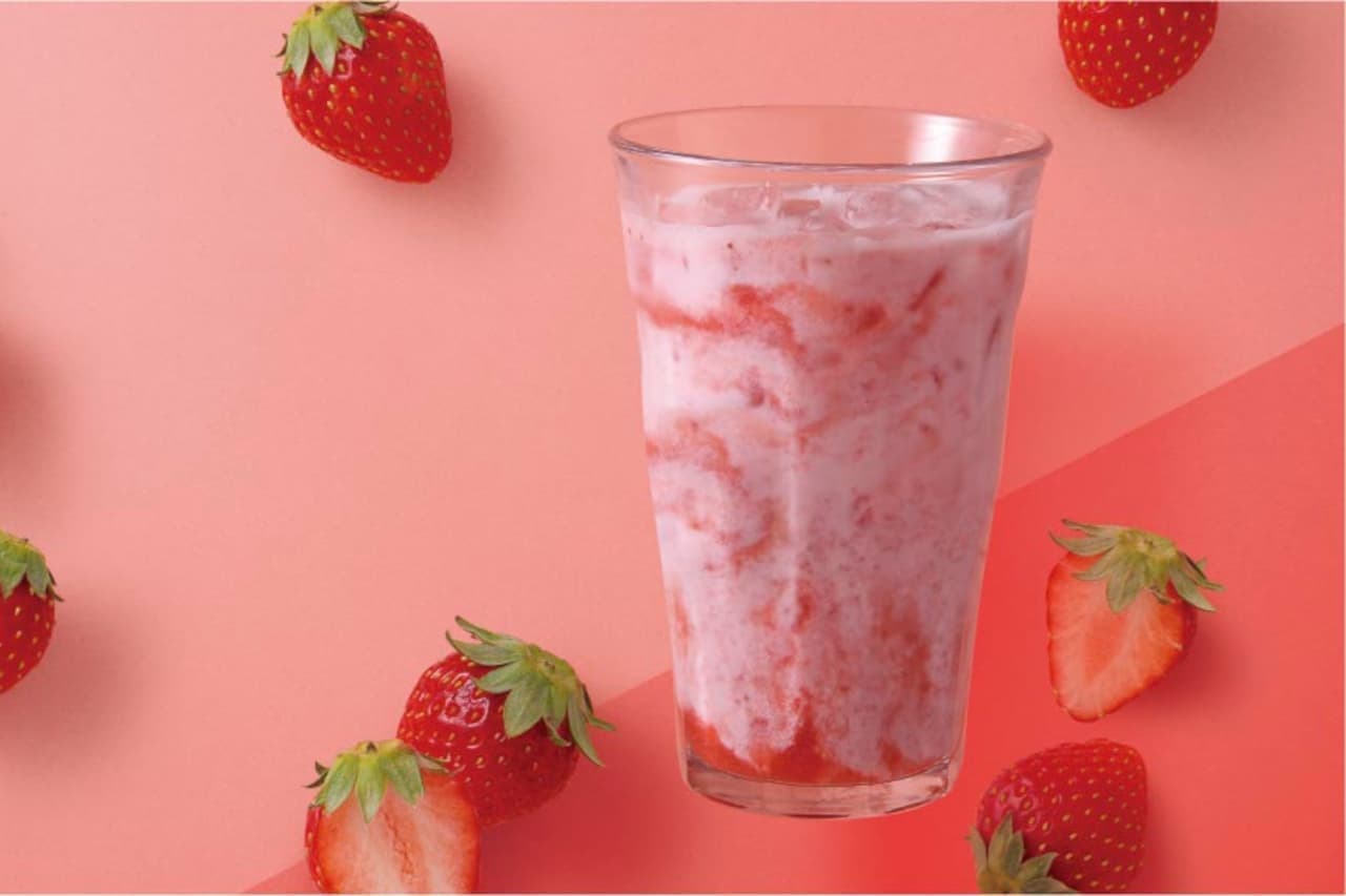 Ueshima Coffee Shop "Strawberry Milk