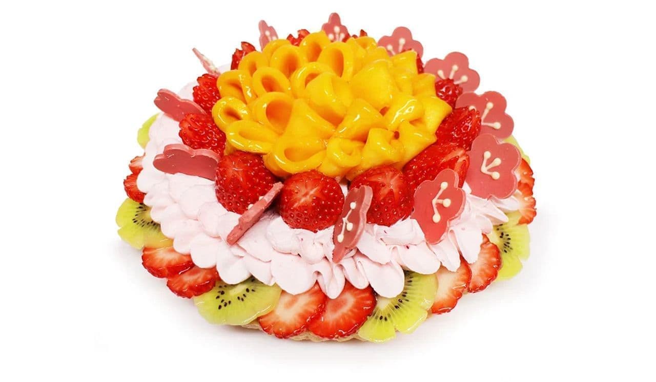 Cafe COMSA "Hinamatsuri Limited Edition Cake - Cake with Colorful Fruits and Strawberry Cream -" (Japanese only)