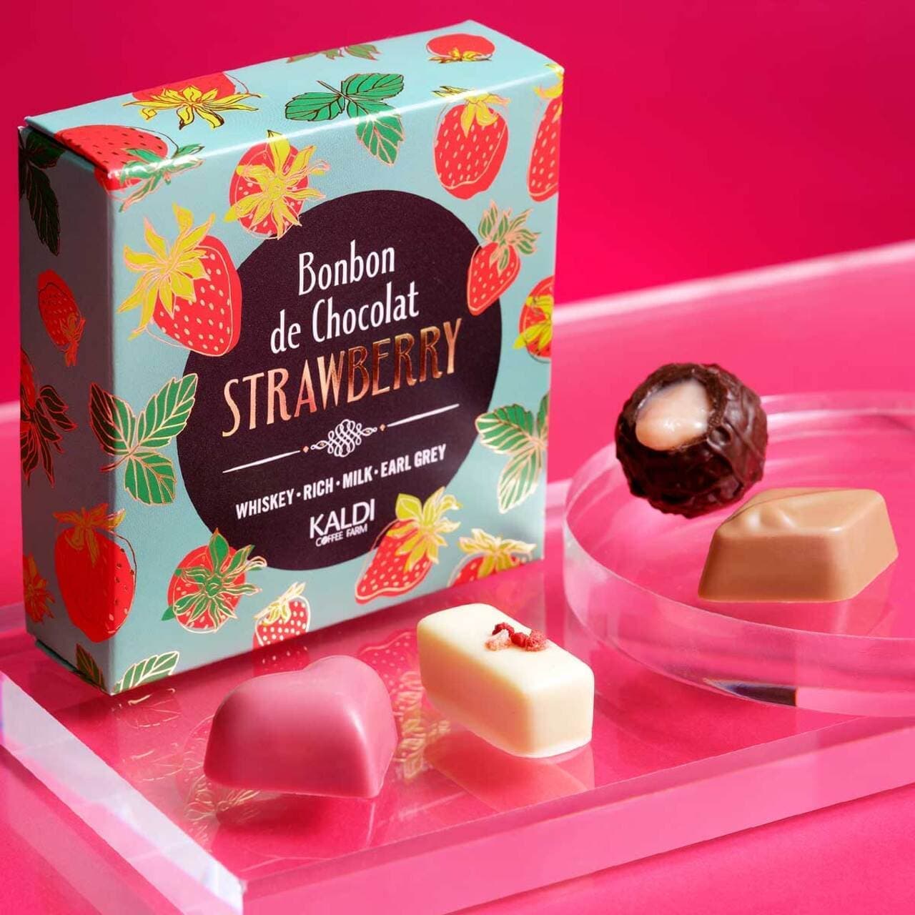 KALDI "Original Bonbon Chocolat Strawberry