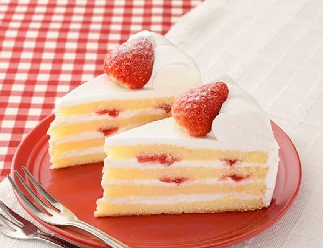 Lawson "Party Cake Strawberry Short 2 pieces