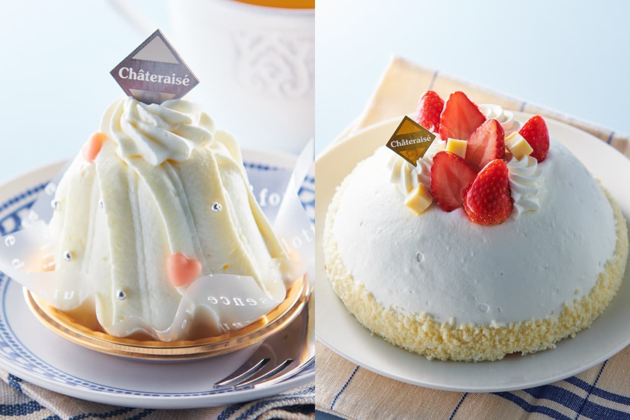 Chateraise "White Berry Decoration" and "3 Kinds of Chocolat Mont Blanc