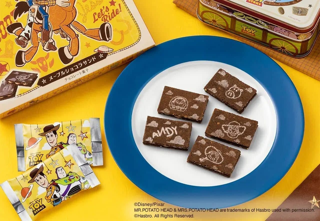 Disney SWEETS COLLECTION by Tokyo Banana "Toy Story/Maple Chocolate Sandwich