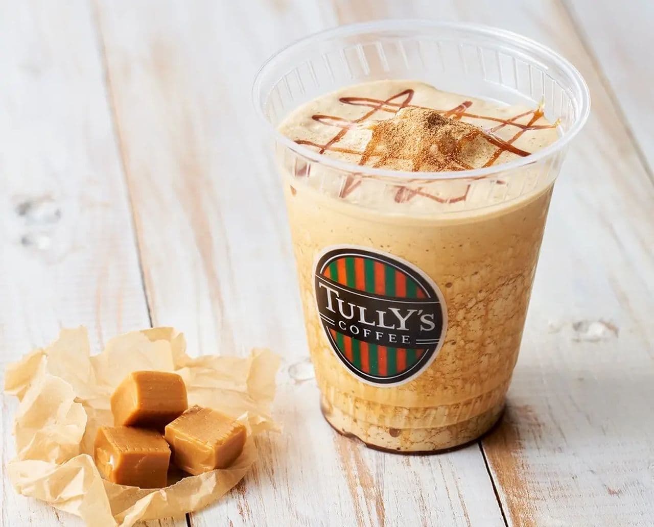 Tully's Coffee "Caramel Cafe Granita