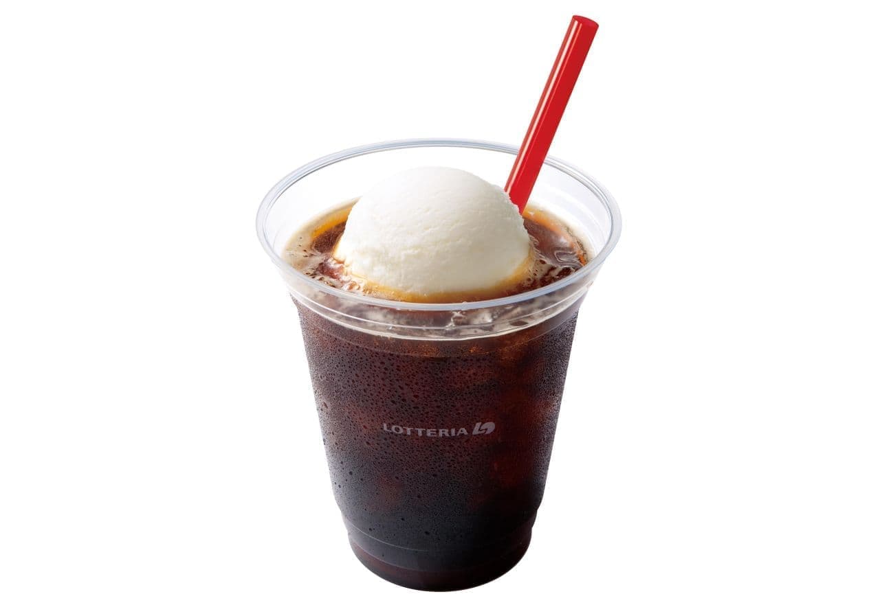 Lotteria "LO Premium Iced Coffee Float