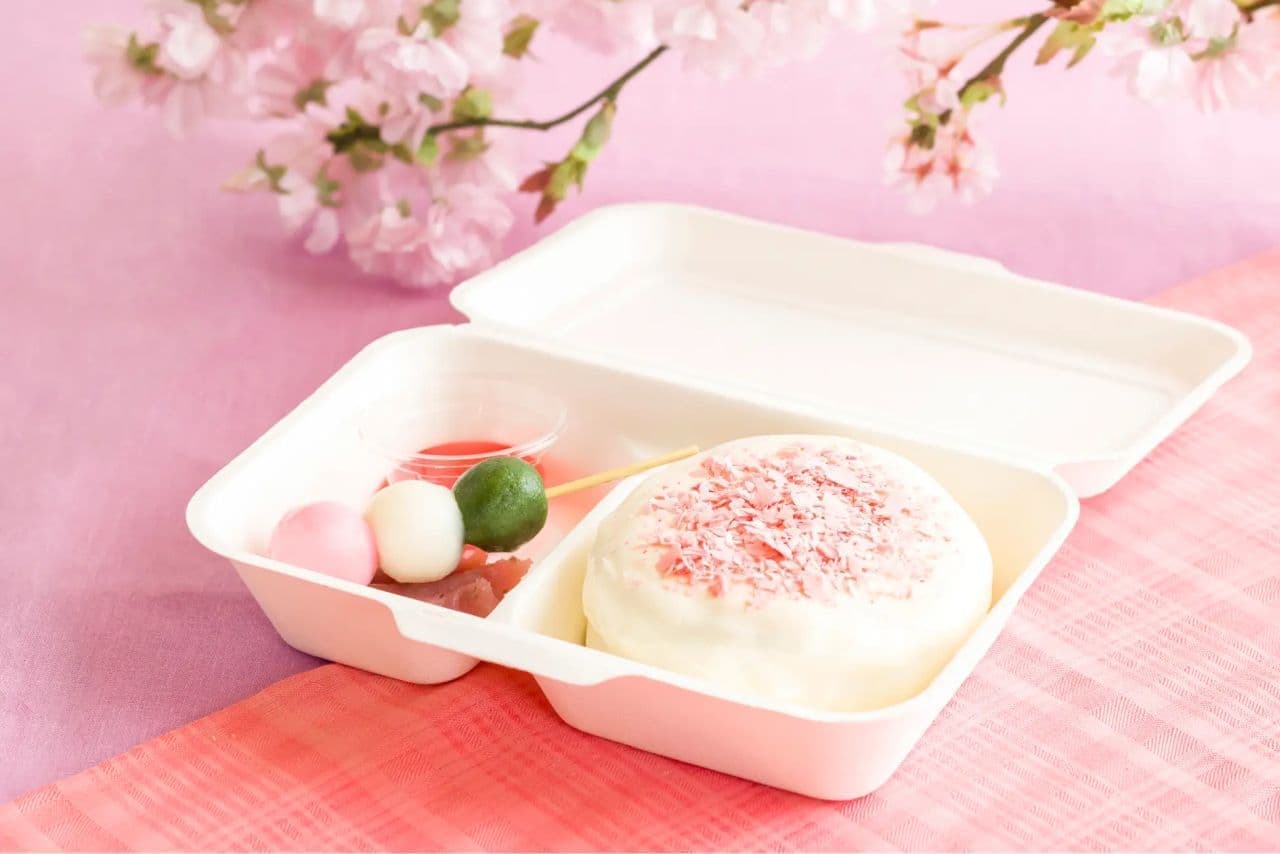 エッグスンシングス「桜パンケーキ」
