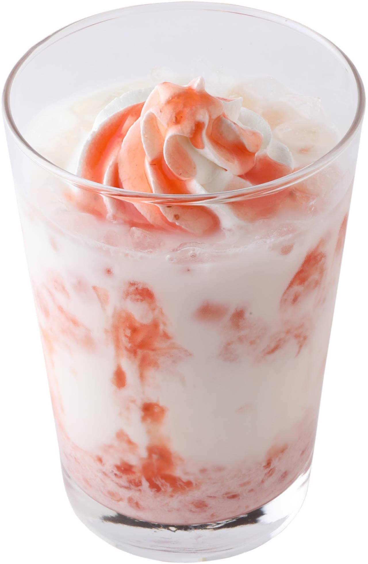 Mos Burger & Cafe "Strawberry Milk [Using 3% strawberry pulp]".
