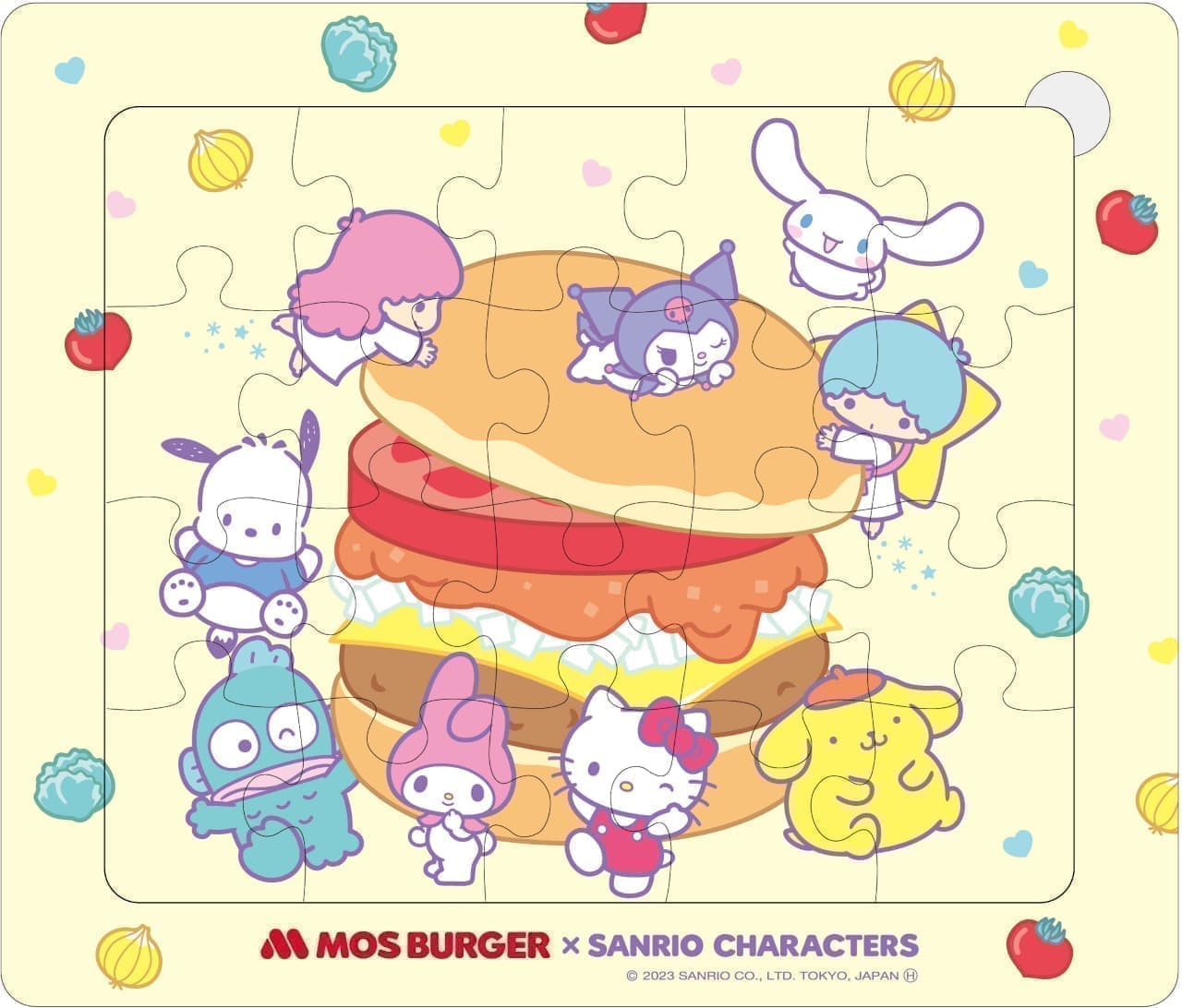 Mos Burger "Sanrio Characters" Collaboration Toy Original Puzzle