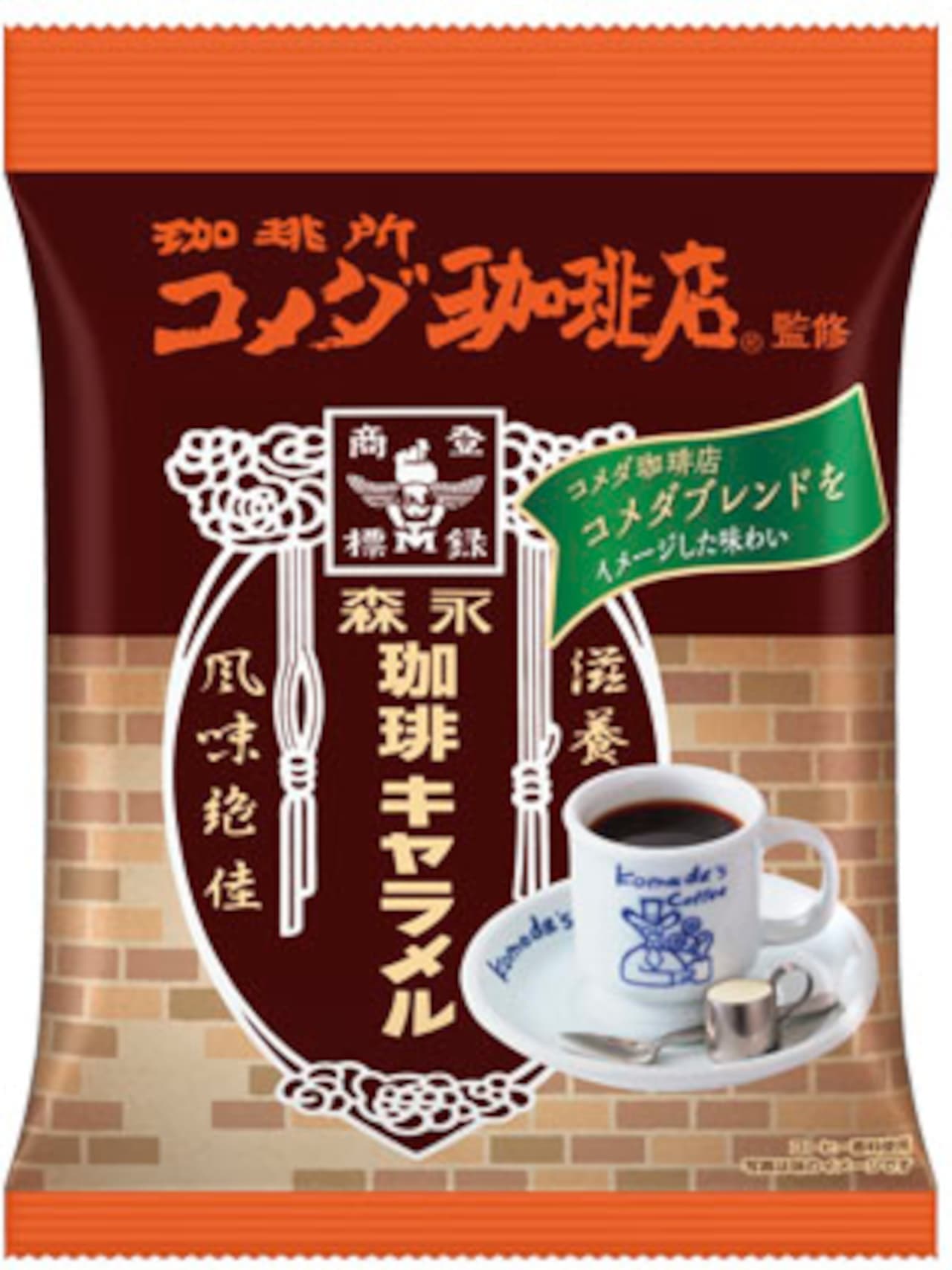 Morinaga Seika "Coffee Caramel [Comeda Coffee]".