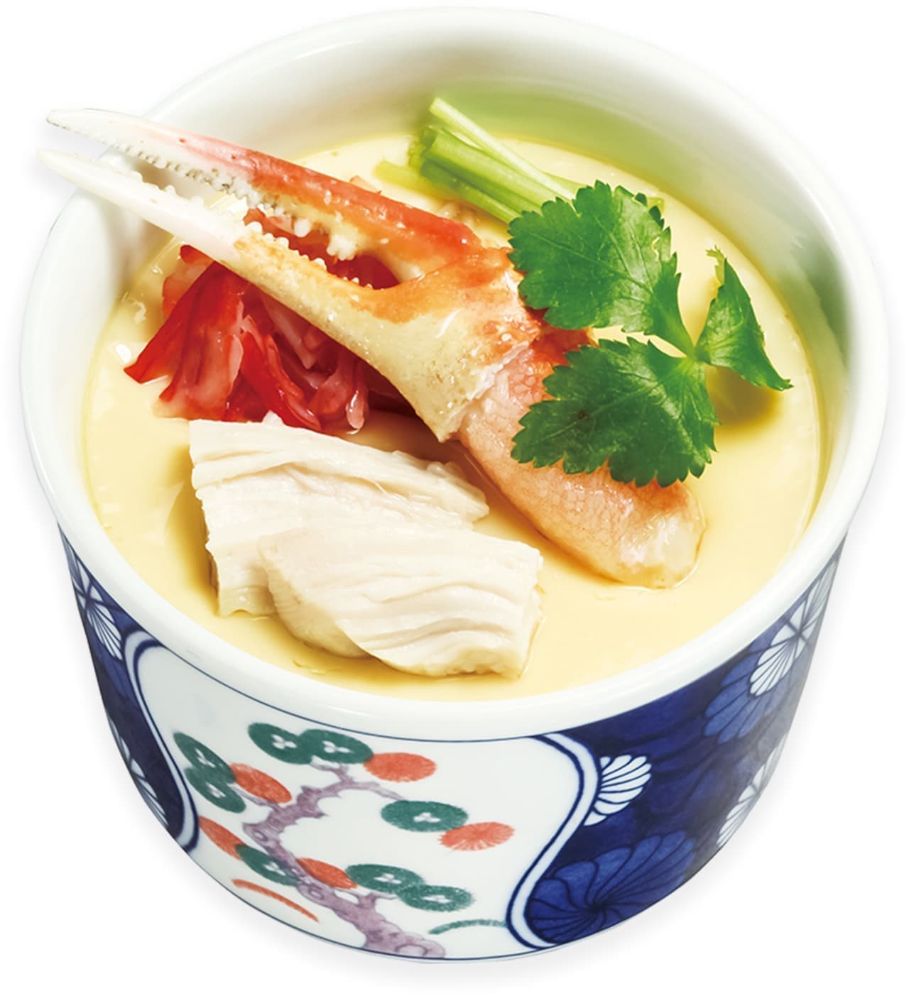 Kurazushi "Kani Chawanmushi" (crab steamed egg custard)