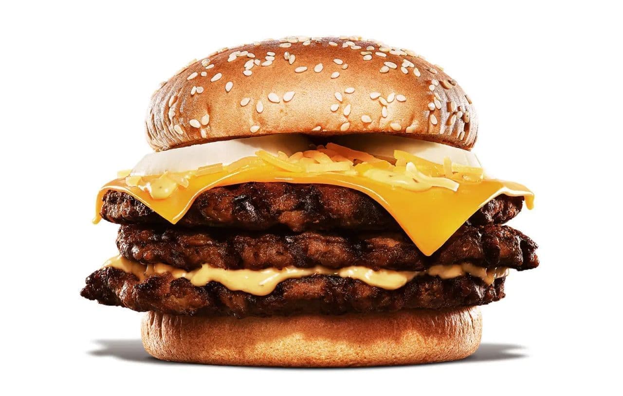 Burger King "Cheese & Cheese Big Mouth Burger