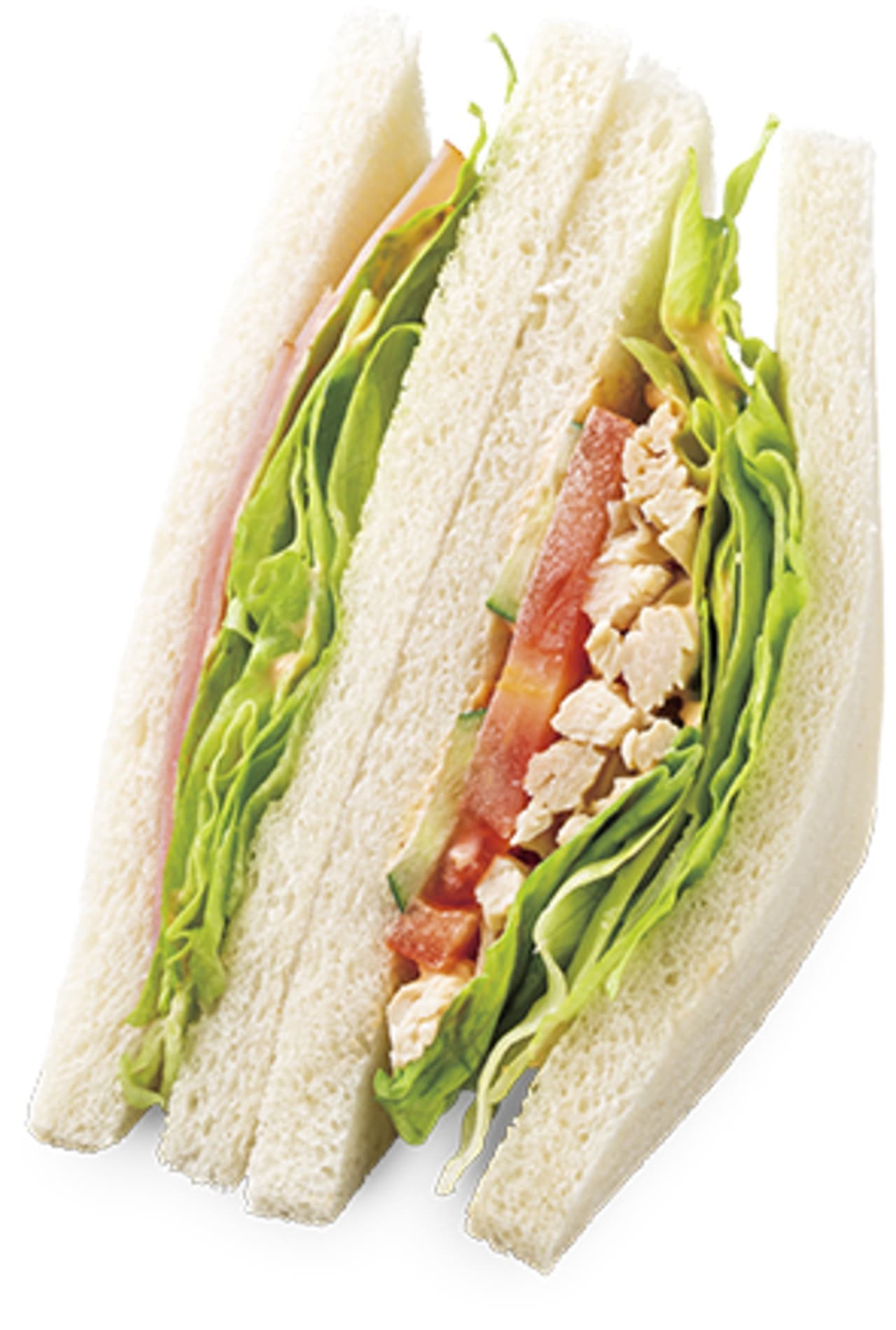 Vie de France "Lettuce Sandwich (steamed chicken and barley ear pork ham)