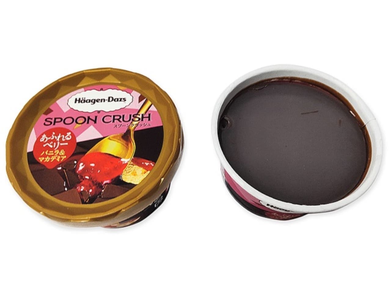 7-Eleven "HD Spoon Crush Overflowing Berry Vanilla & Macadamia"