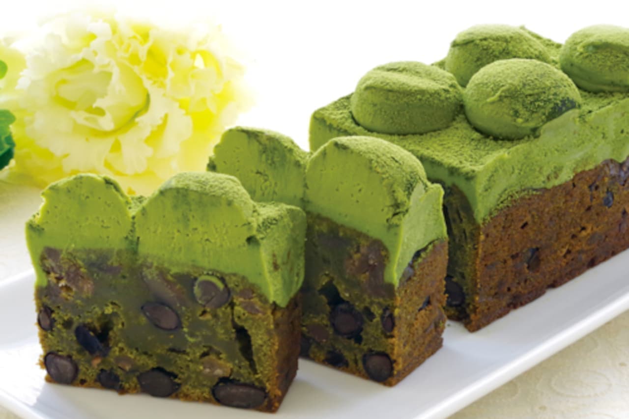 Seijo Ishii's homemade "Fermented Butter Pound Cake with Uji Green Tea".