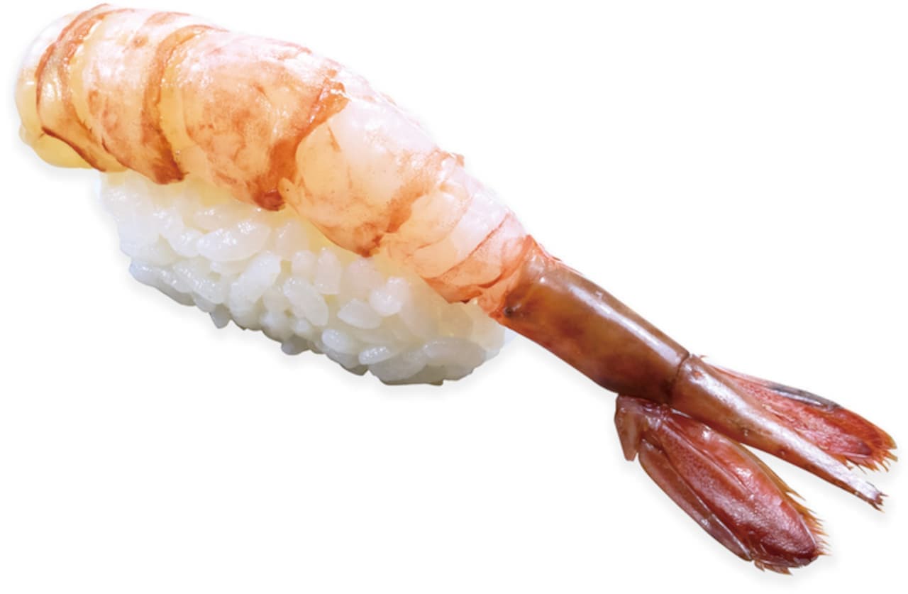 Kurazushi "[Off the coast of Sanriku, Ishinomaki] Wild Grape Shrimp (Consistency)".