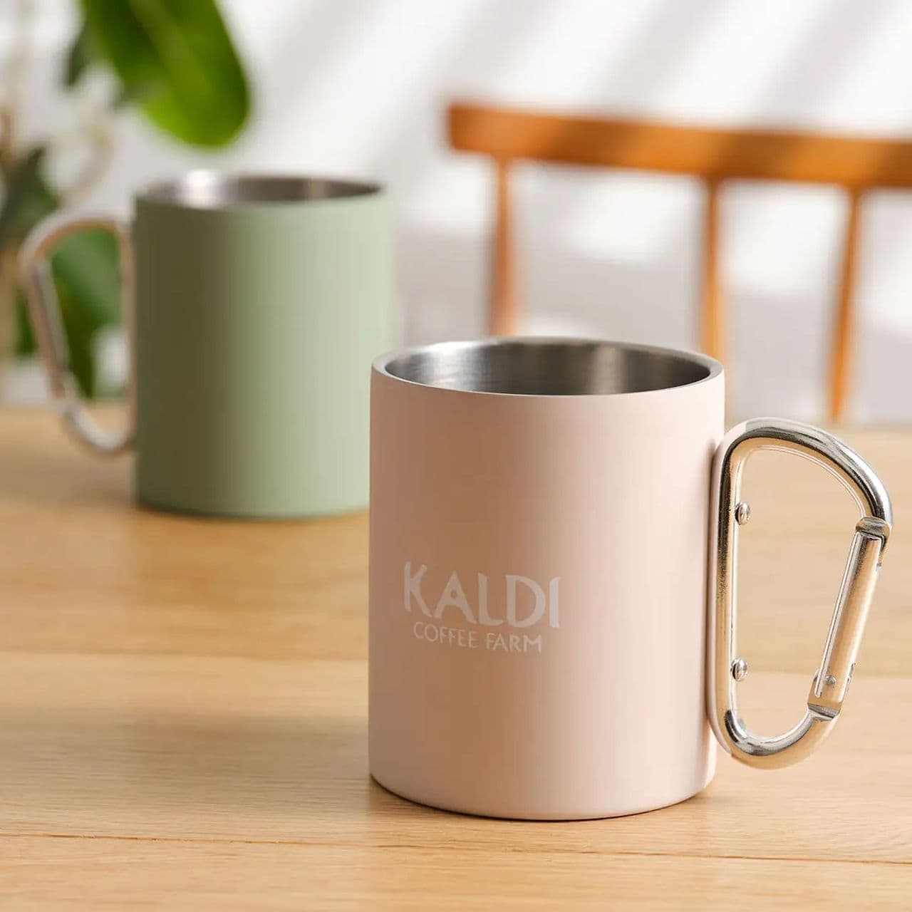 KALDI Coffee Farm "Original Double Wall Mug with Carabiner