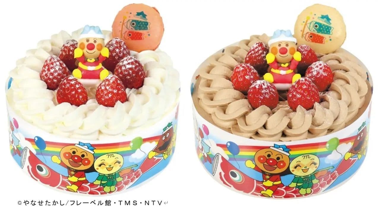 Fujiya Confectionery "Soreike! Anpanman Strawberry Shortcake" and "Soreike! Anpanman Strawberry Chocolate Shortcake