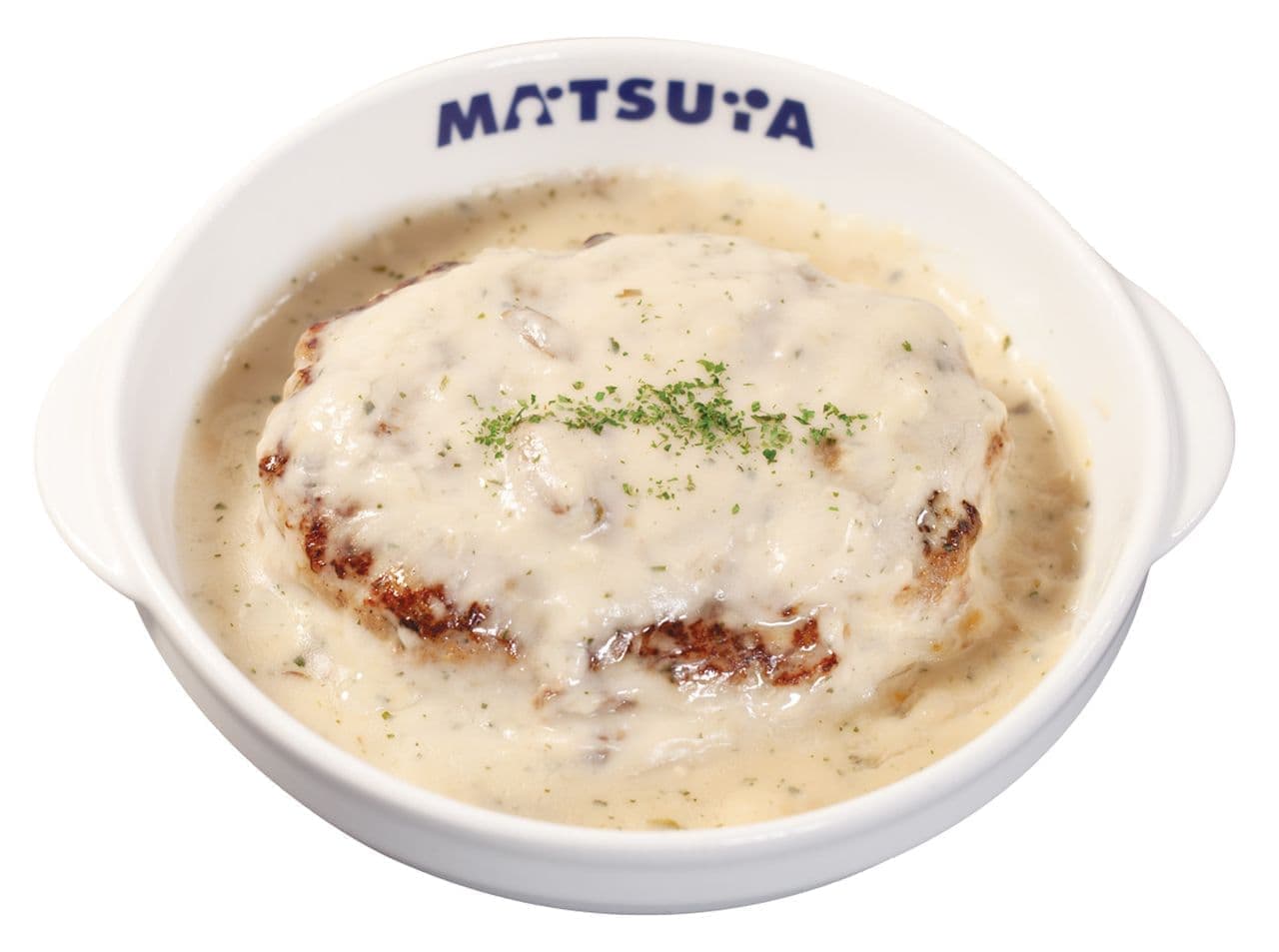 Matsuya "Hamburger steak set meal with white sauce