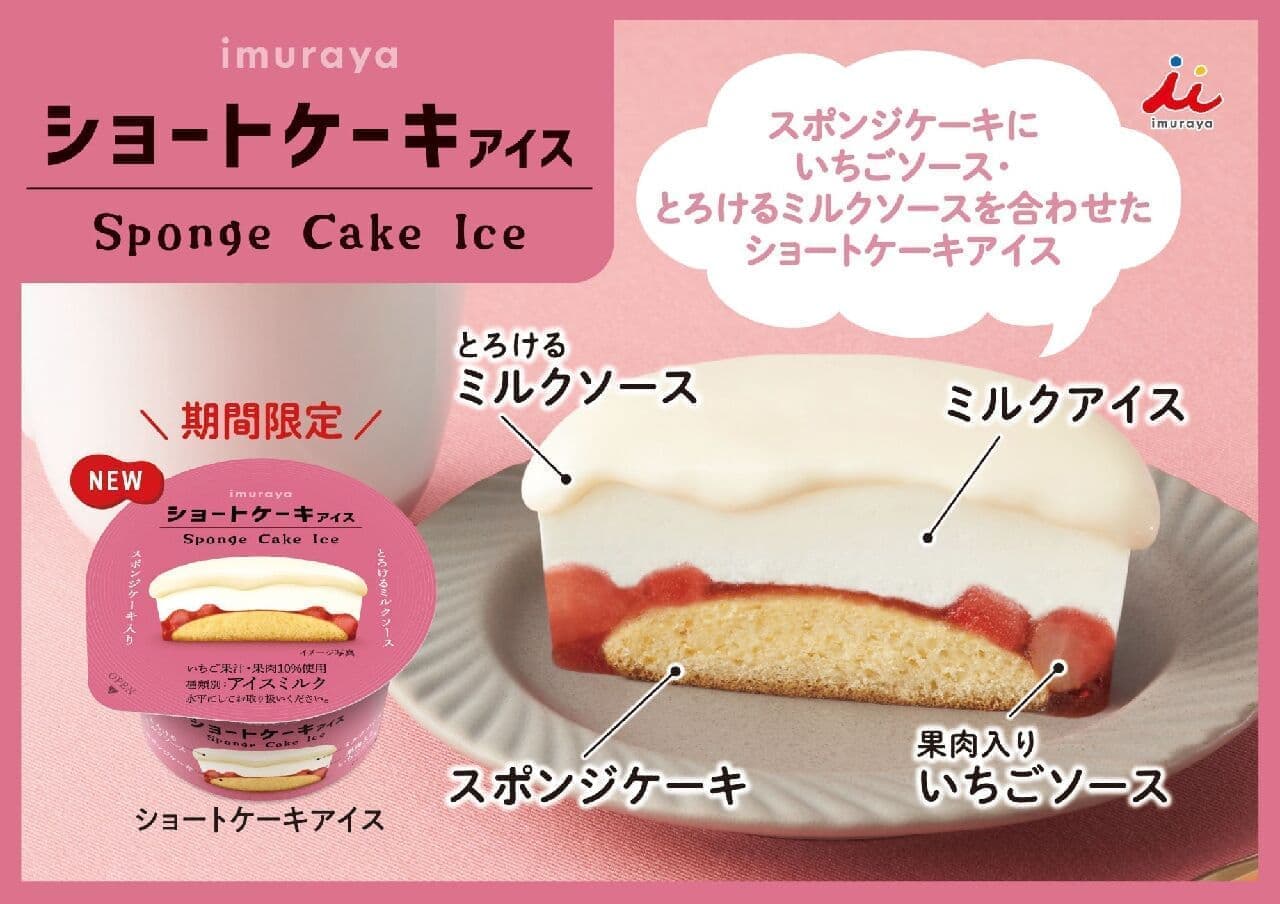 井村屋「ショートケーキアイス」