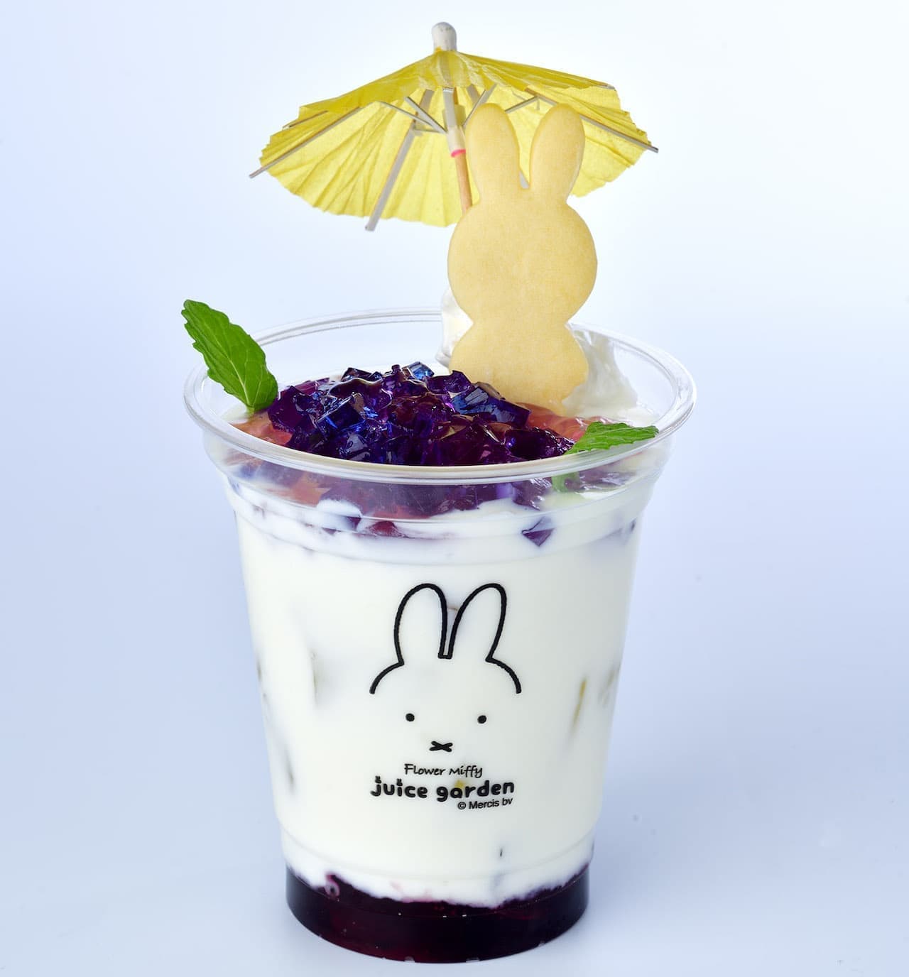 Flower Miffy Hydrangea Yogurt Drink" from Flower Miffy Juice Garden