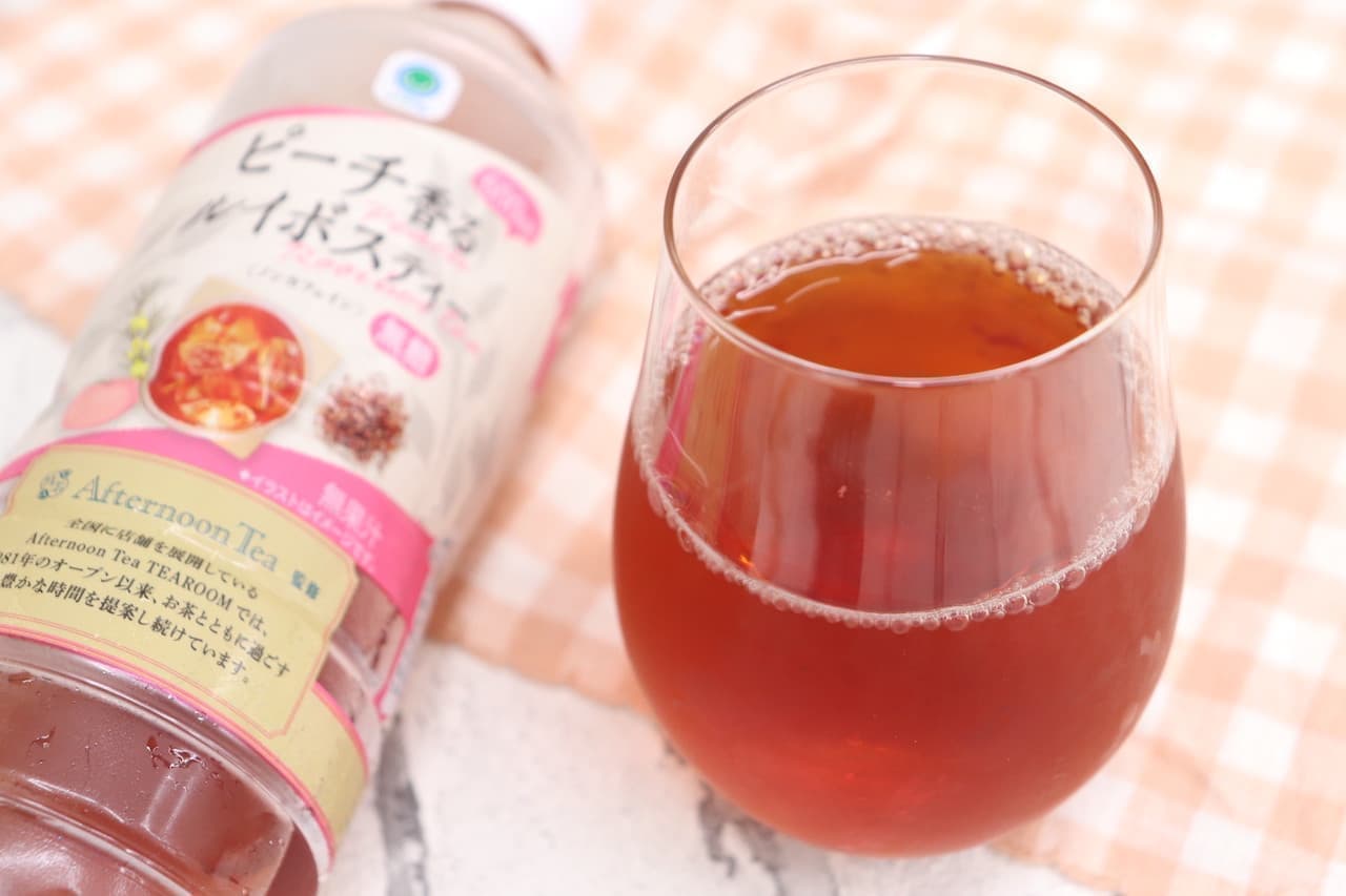 Peach-scented rooibos tea supervised by Afternoon Tea" from Famima