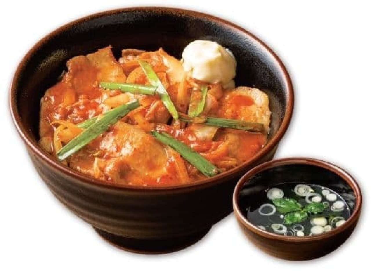 Anraku-tei "Pork and Kimchi Bowl