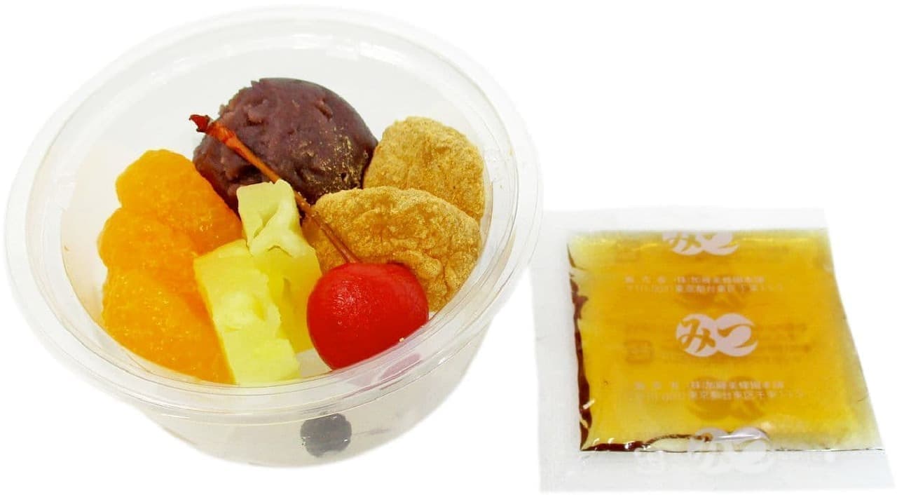 7-ELEVEN "Warabi Mochi and Fruits Anmitsu