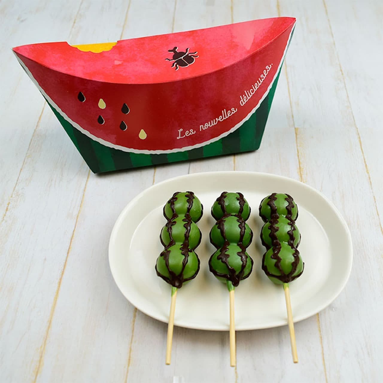 Maruhachi Confectionery "Watermelon Dumpling (Choco Manto Watermelon)