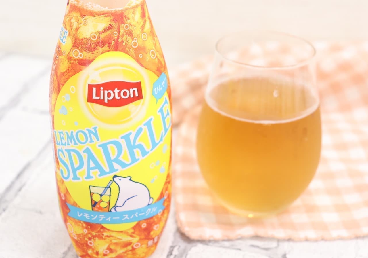 実食「リプトン レモンスパークル」
