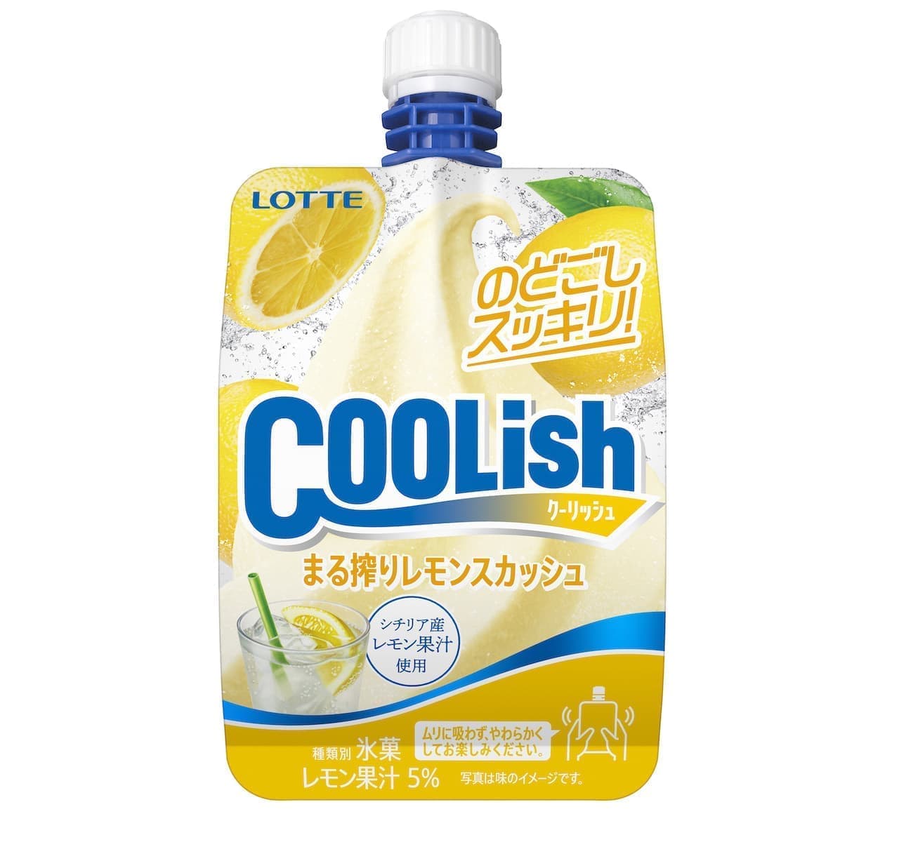 Drinking ice cream "Coolish Maruboshi Lemon Squash".