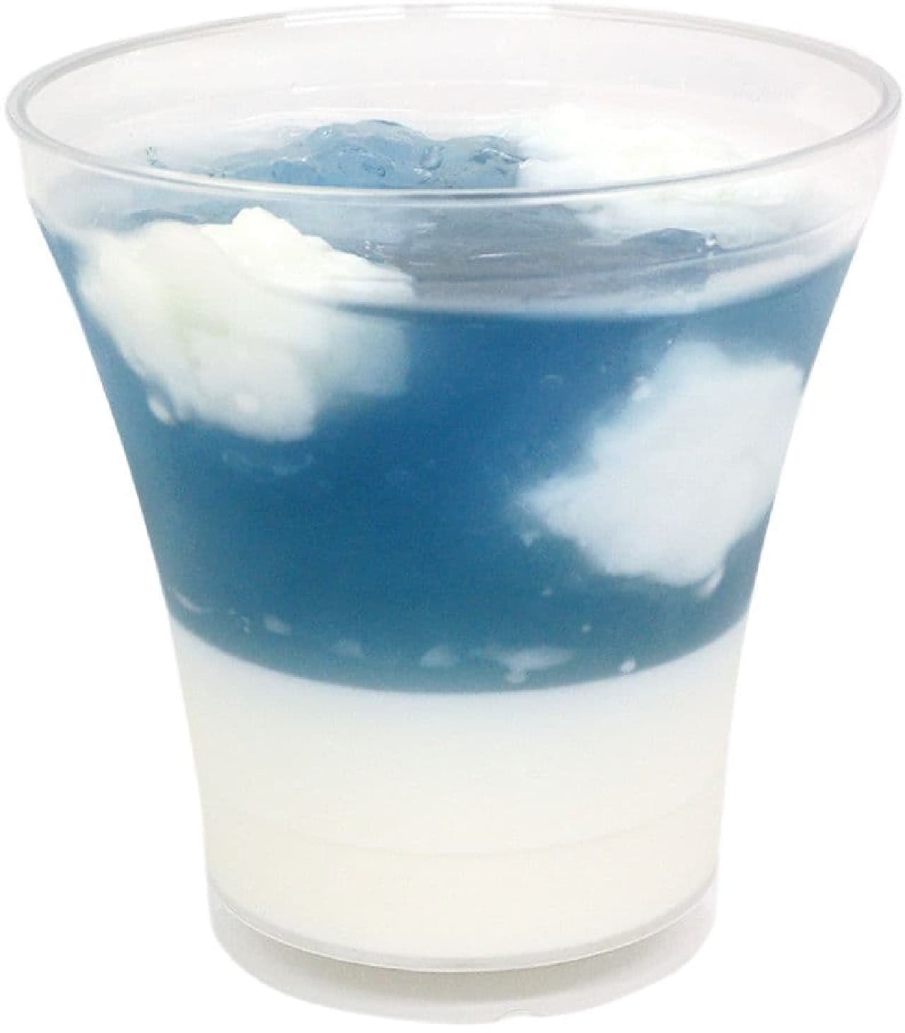 7-ELEVEN "Refreshing Aozora Soda Jelly & Milk Pudding