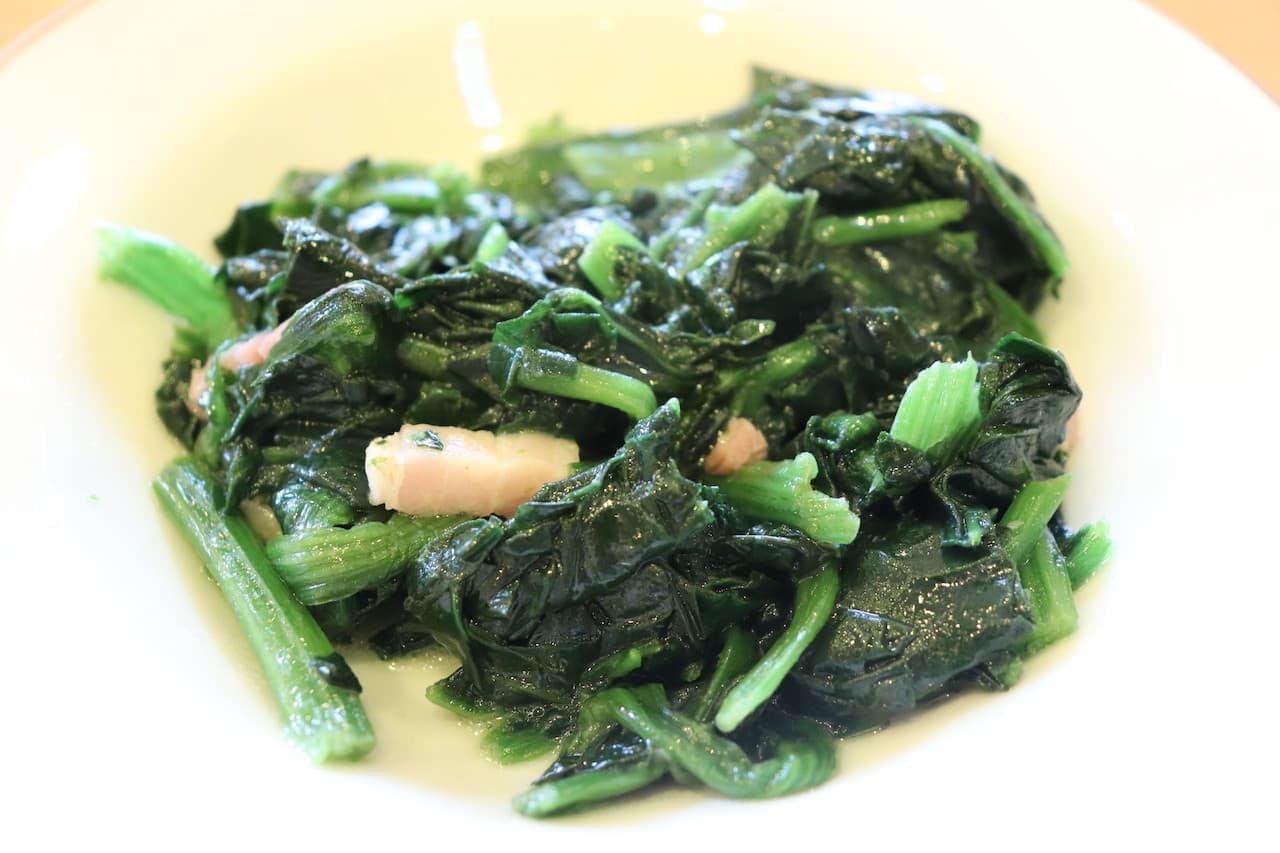 Saizeriya Sauteed spinach
