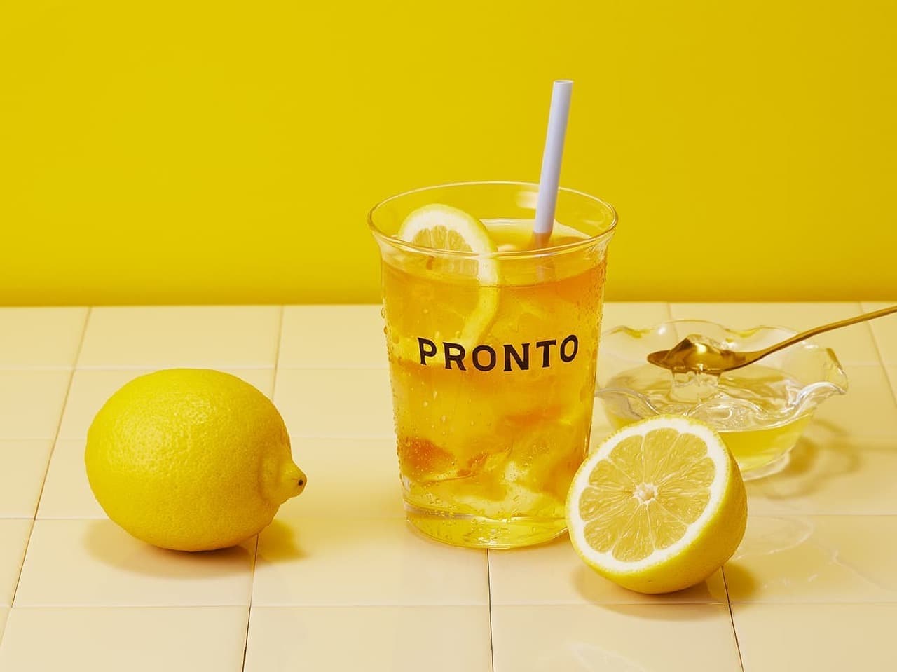 PRONTO "Ice Tropical Lemon Tea".