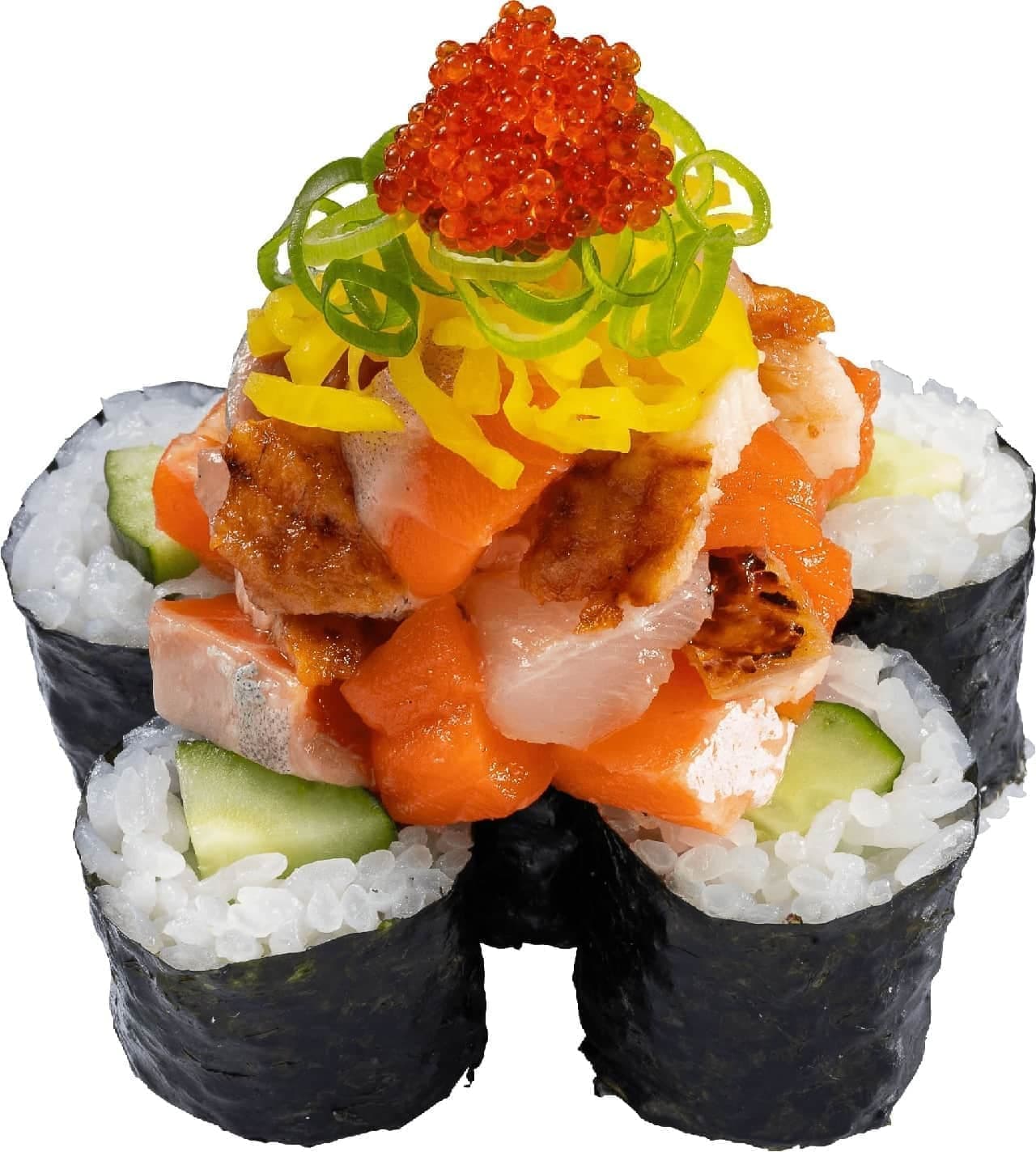 かっぱ寿司「かっぱの海鮮たたきマウンテン」
