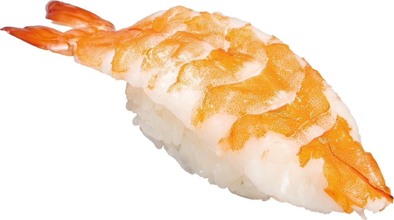 かっぱ寿司「活〆頭肉つき大えび」