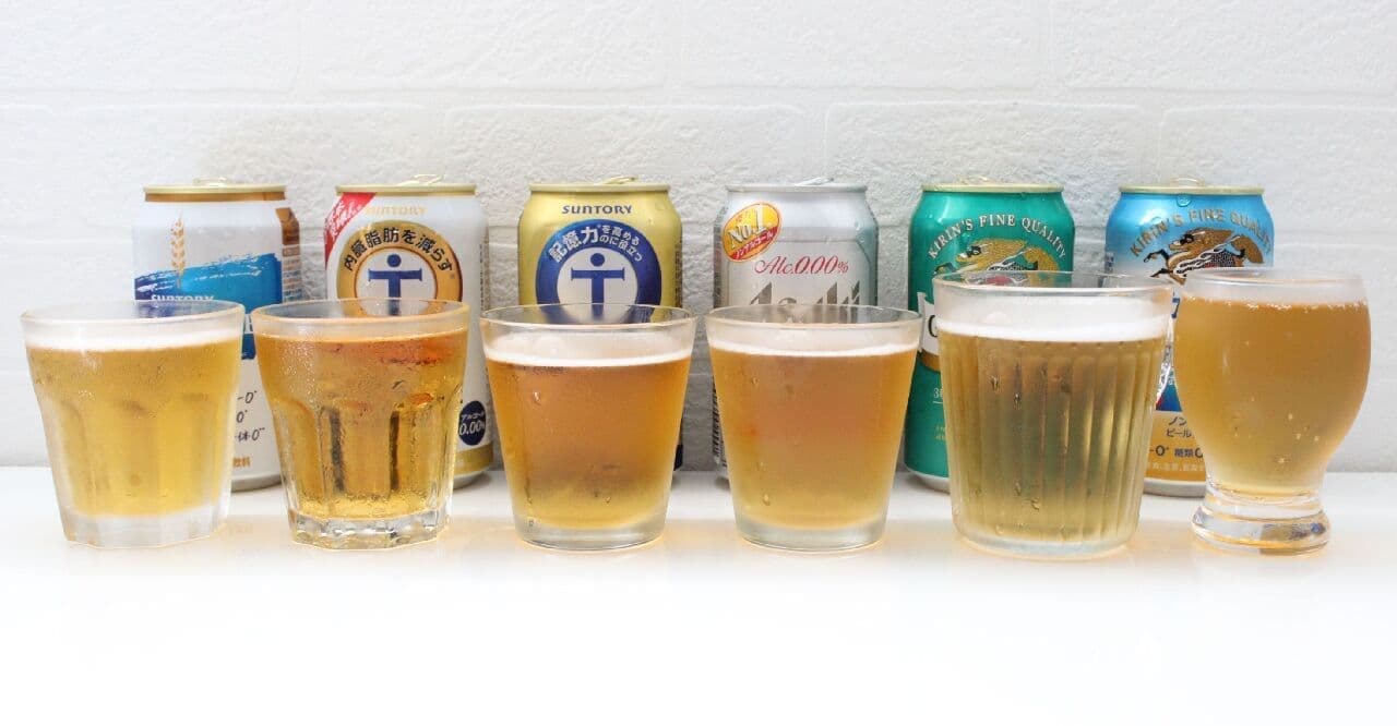 Non-alcoholic beer comparison