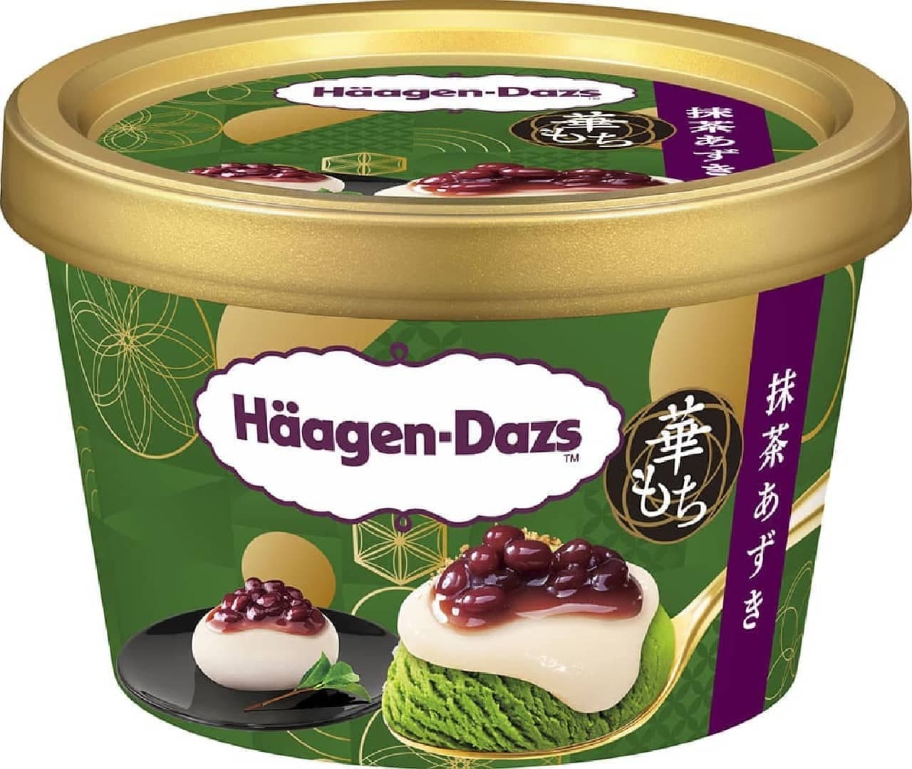 Haagen-Dazs Mini Cup Hana-Mochi "Green Tea Azuki