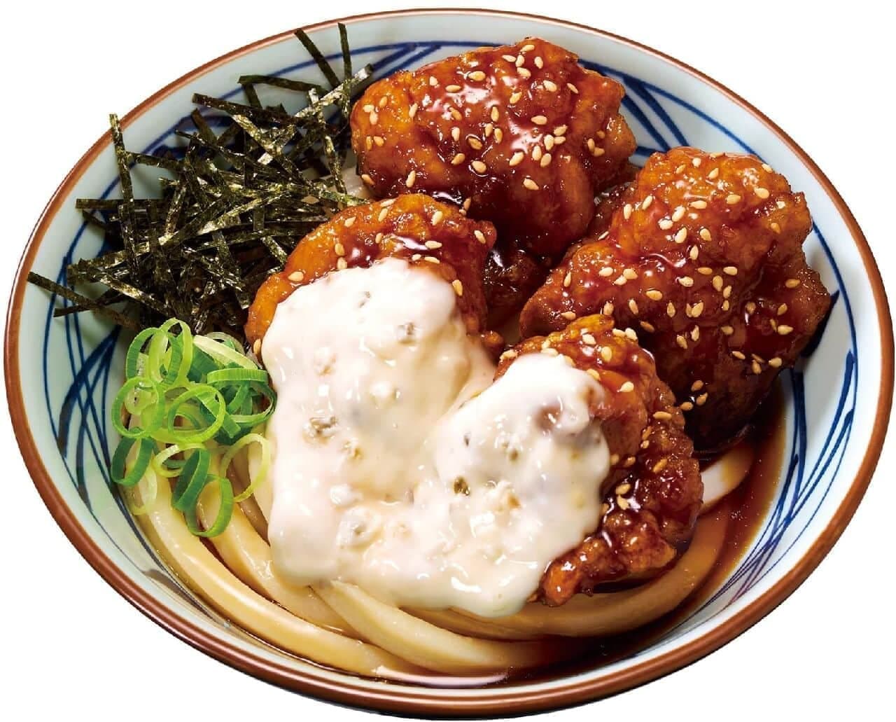 Marugame Seimen "Teriyaki Taru Chicken Bukkake Udon