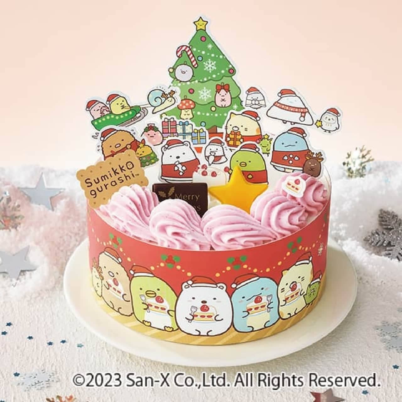 FamilyMart "Sumikko Gurashi Kazakete Fun Christmas Cake