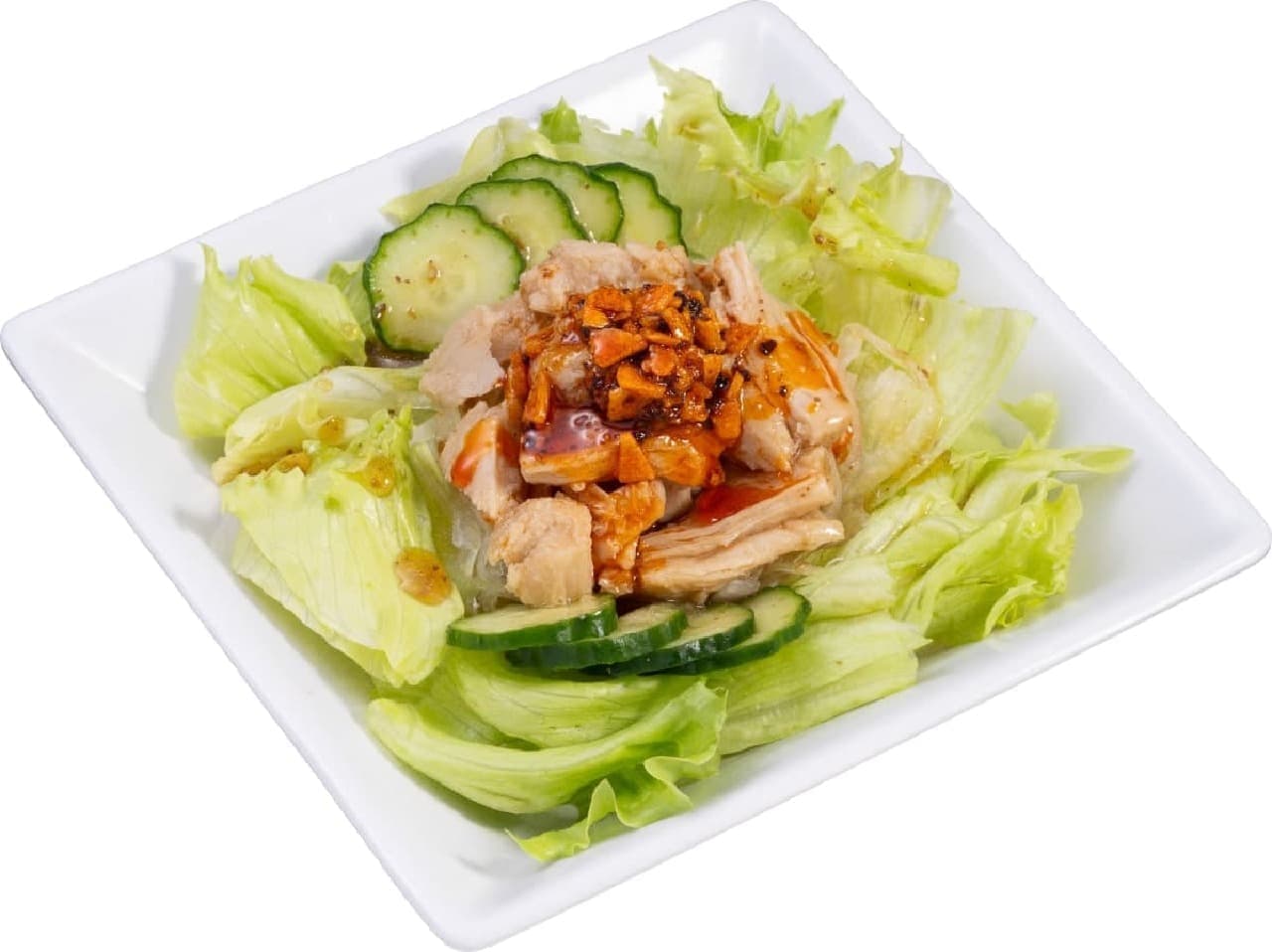 Kappa Sushi "Soybean Meat Salad with 4.5g Protein - Bo-Bo Chicken Style