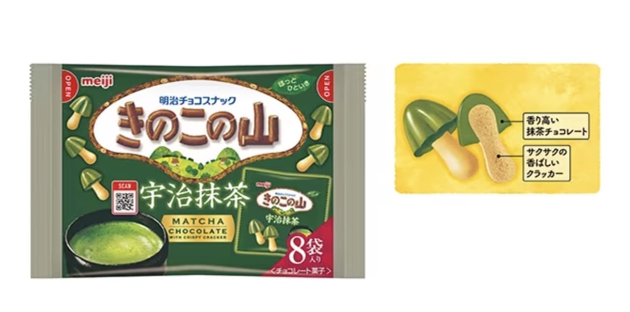 Meiji "Kikonoyama Uji Matcha green tea 8 bags".