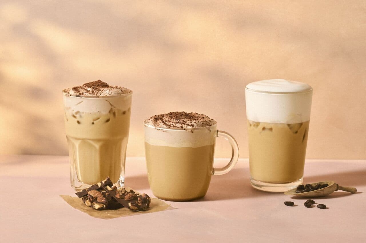 Starbucks "Chocolate Mousse Latte" and "Iced Cappuccino