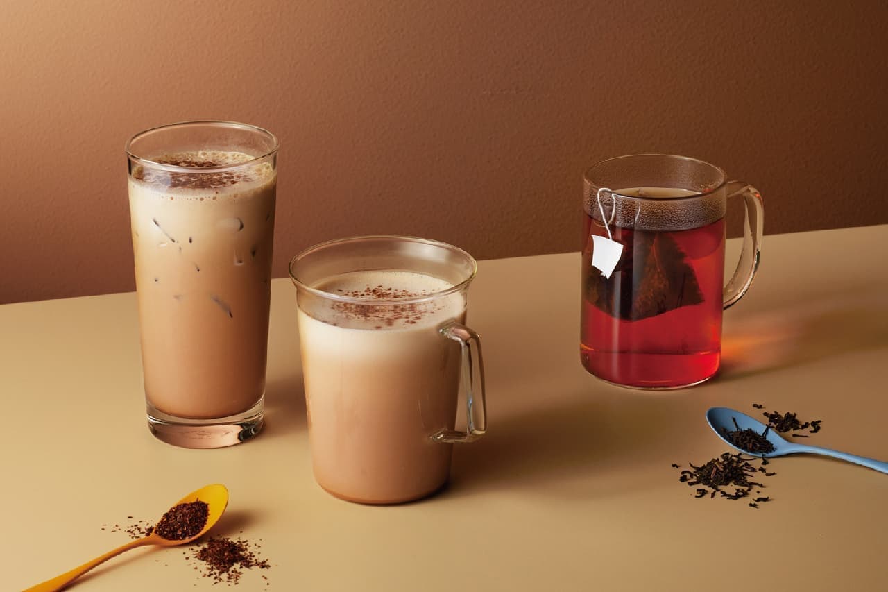 Starbucks Tea & Cafe "Rooibos Tea Latte" and "Rwanda Black Tea