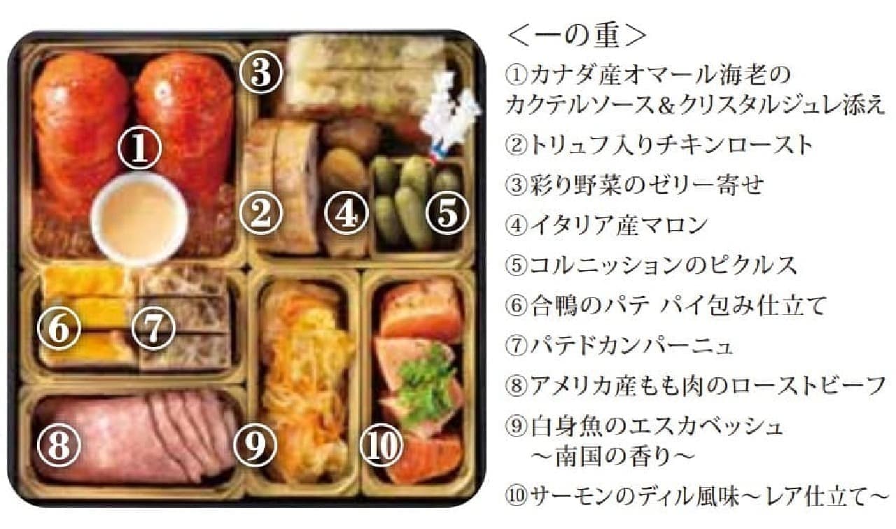 FLO Original French Osechi (two-tiered)