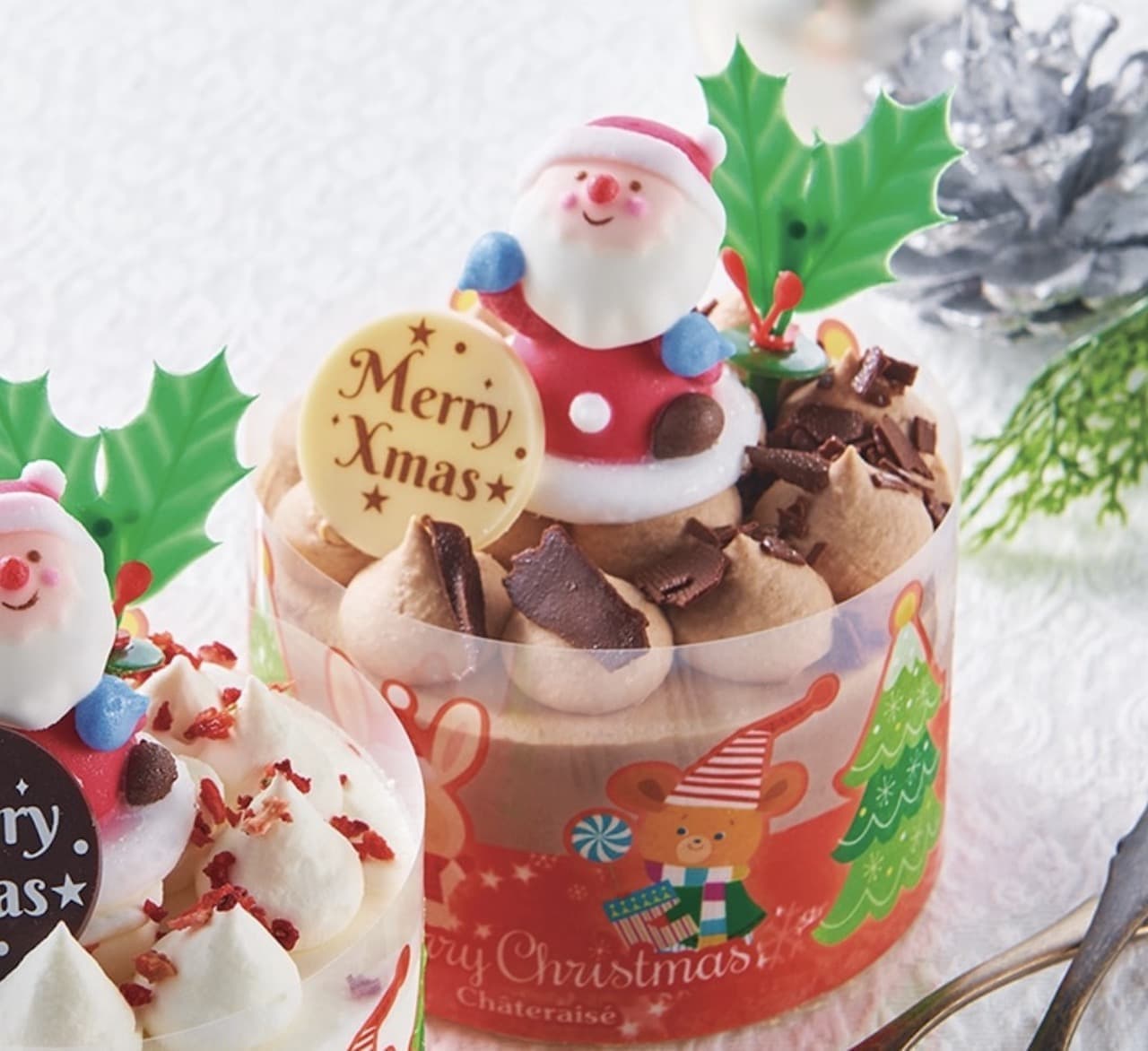 Chateraise "Xmas Happy Santa Claus Chocolate".