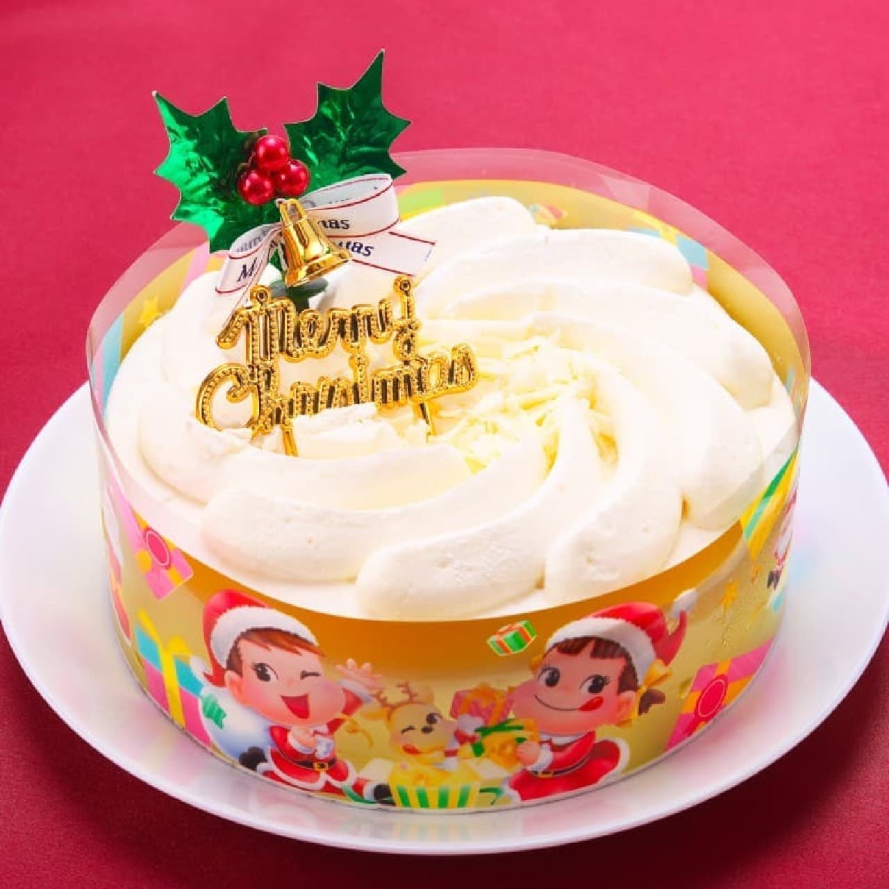 Fujiya "Christmas Sugar-Free White Chocolate Fresh Cake